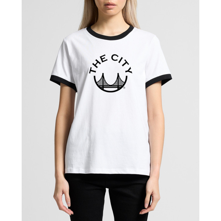 Women's Black/White "The City" T-Shirt