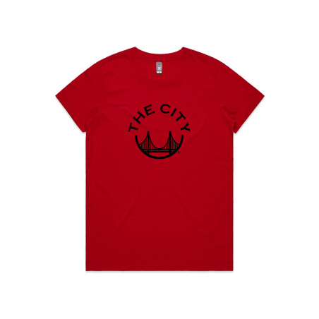 Mens Heather Gray/White "The City" T-Shirt